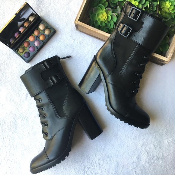 tory burch broome combat boots